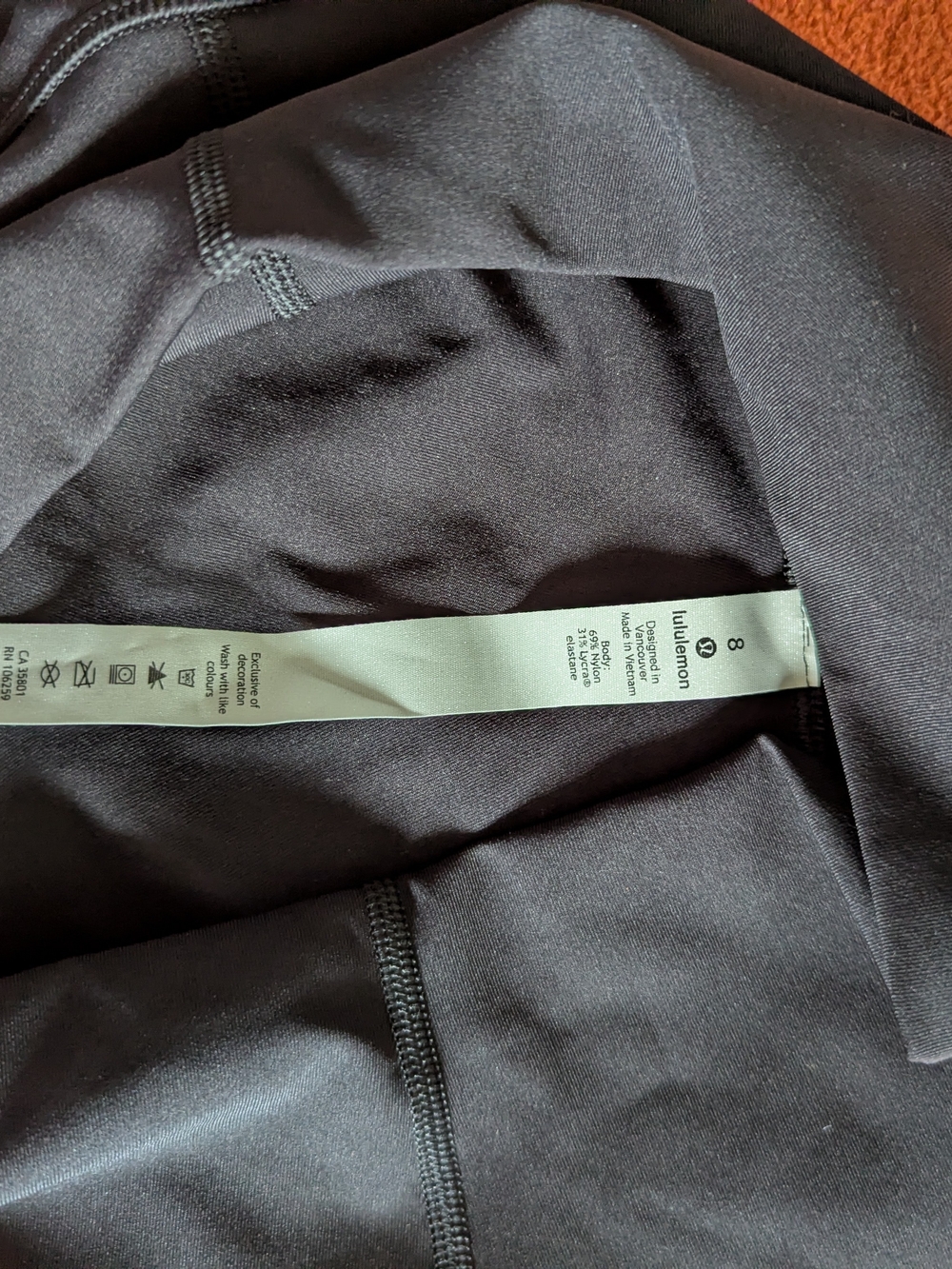 lululemon athletica Black Wunder under High-Rise 25" Leggings NWT - Picture 7 of 8